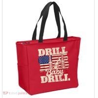 Red Trump Trump 2024 Drill Baby Drill Election Red Tote Bag thumb 2