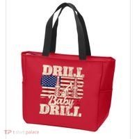 Red Trump Trump 2024 Drill Baby Drill Election Red Tote Bag thumb 3