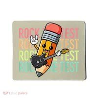 Rock The Test Day Teacher Testing Day Motivational Funny Mousepad thumb 0