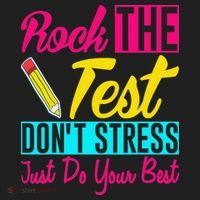 Rock The Test Dont Stress Just Do Your Best Testing Day Hat thumb 2
