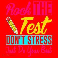 Rock The Test Dont Stress Just Do Your Best Testing Day Santa Hat thumb 1