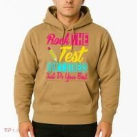 Rock The Test Dont Stress Just Do Your Best Testing Day Hoodie thumb 2