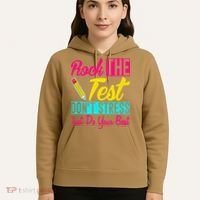 Rock The Test Dont Stress Just Do Your Best Testing Day Hoodie thumb 5