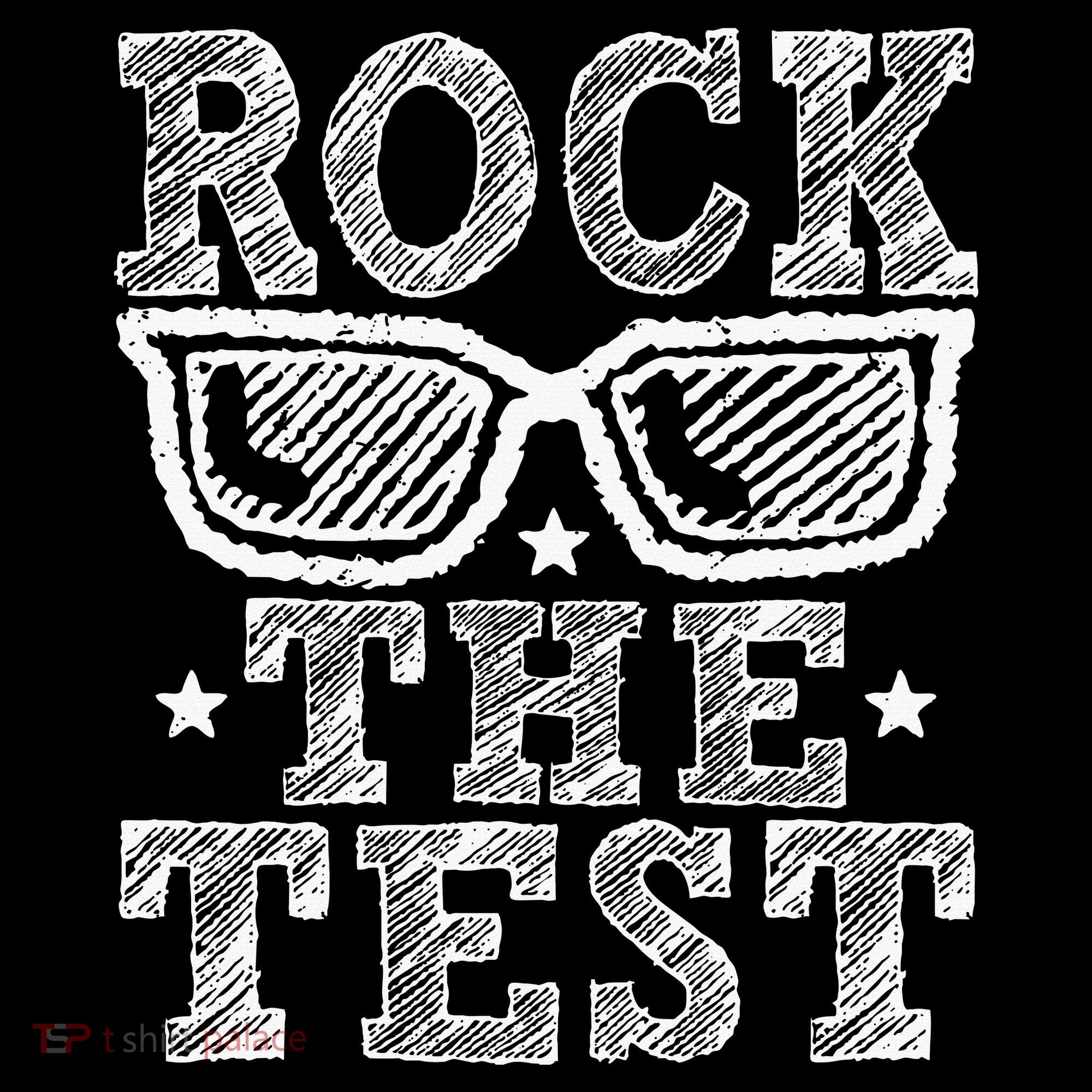 Rock The Test Testing Day Retro Motivational Ornament
