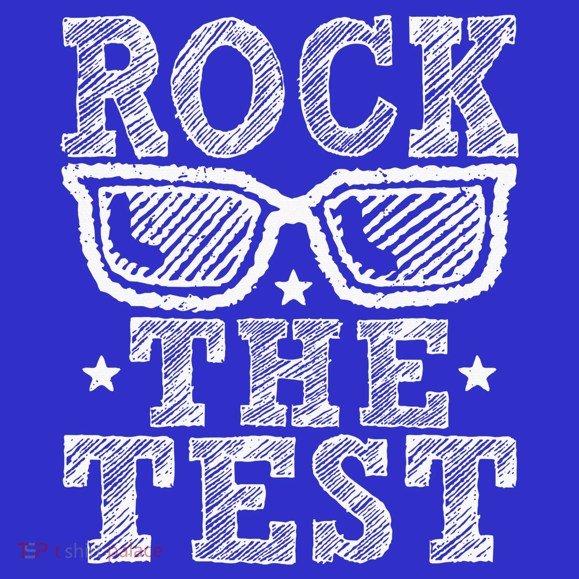 Rock The Test Testing Day Retro Motivational Hoodie