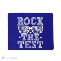 Rock The Test Testing Day Retro Motivational Mousepad thumb 0
