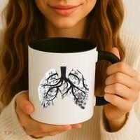 Respiratory Therapy Therapist Lung Doctor Respiratory Cute Gift Coffee Mug thumb 3