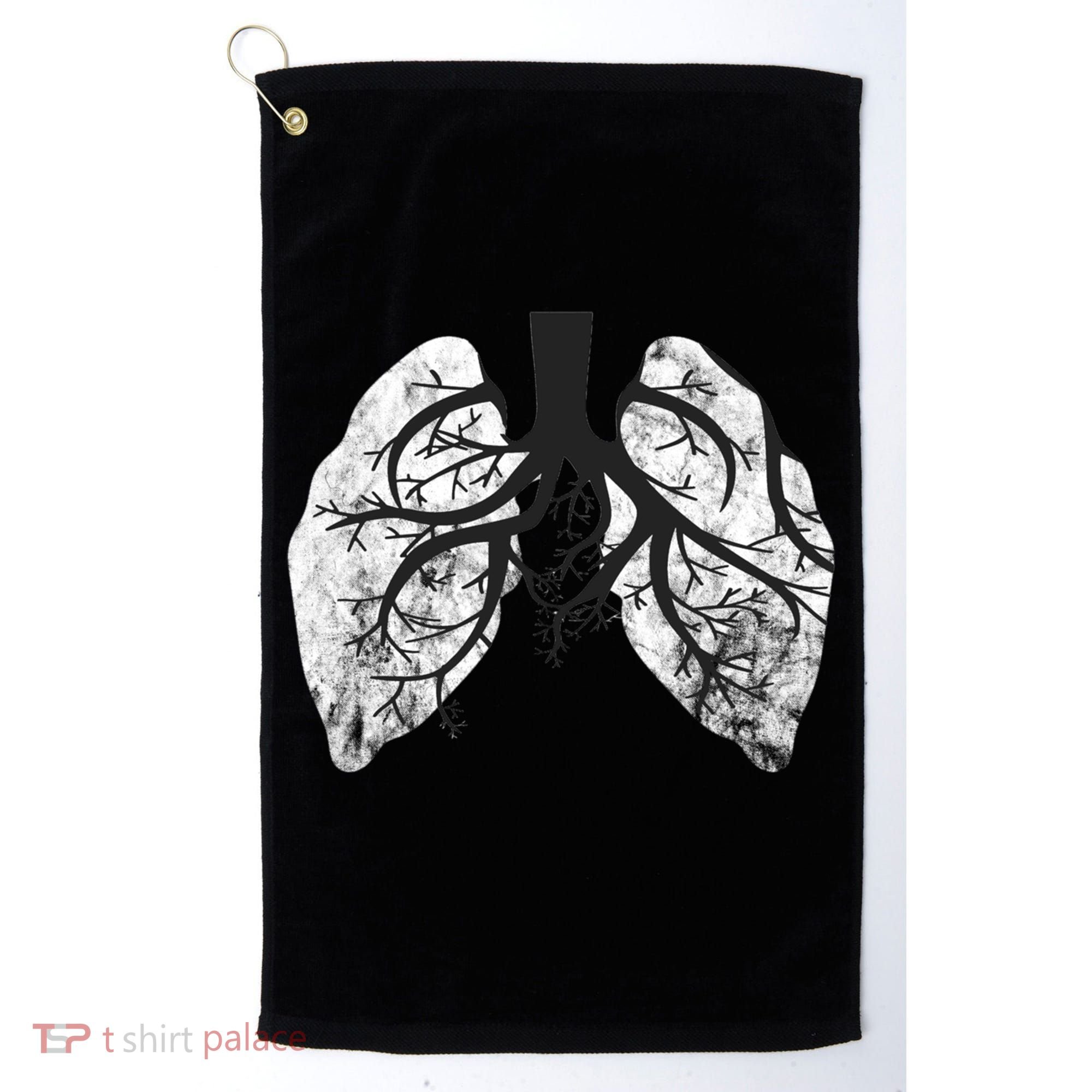 Respiratory Therapy Therapist Lung Doctor Respiratory Cute Gift Golf Towel