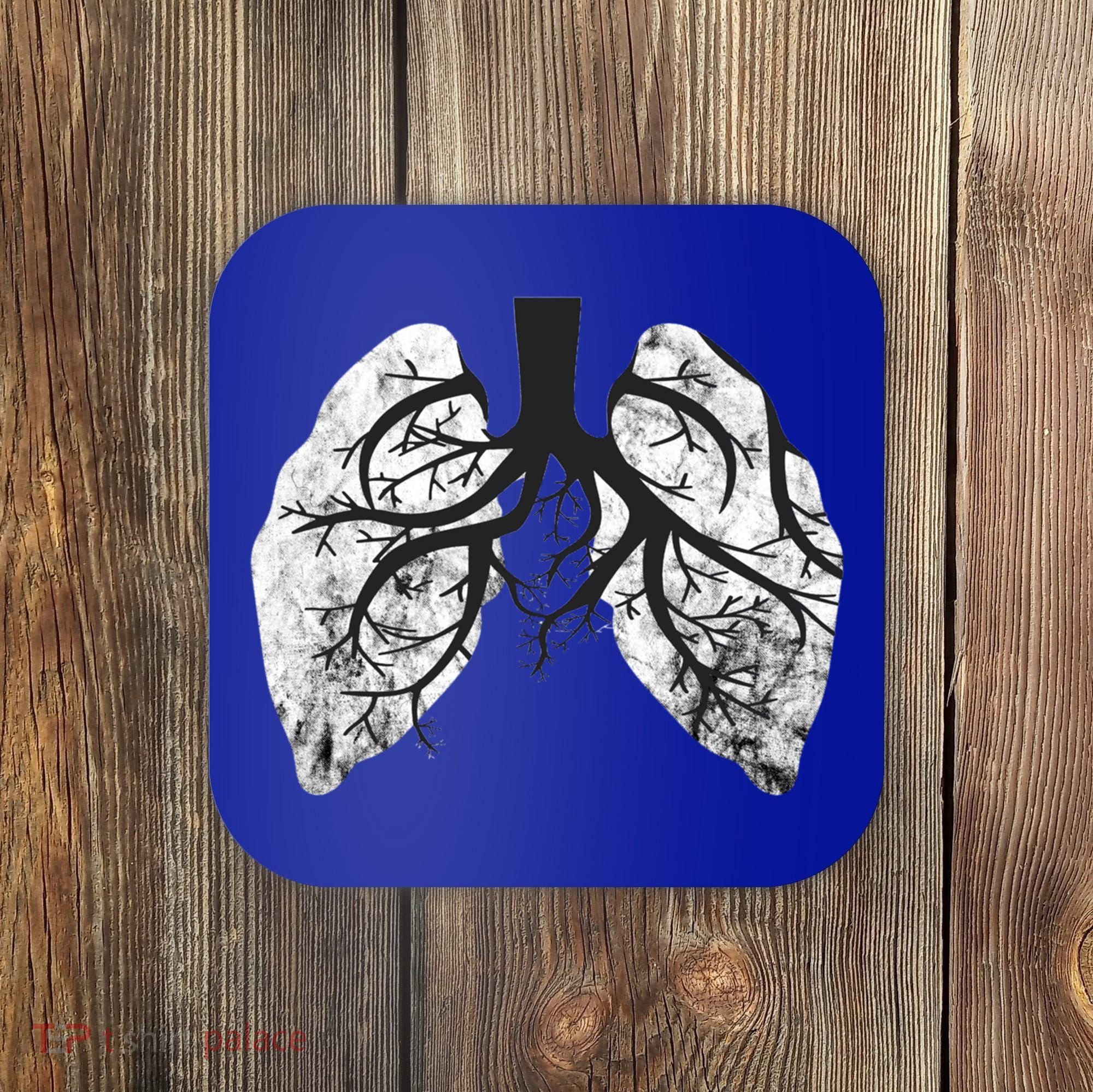 Respiratory Therapy Therapist Lung Doctor Respiratory Cute Gift Coaster