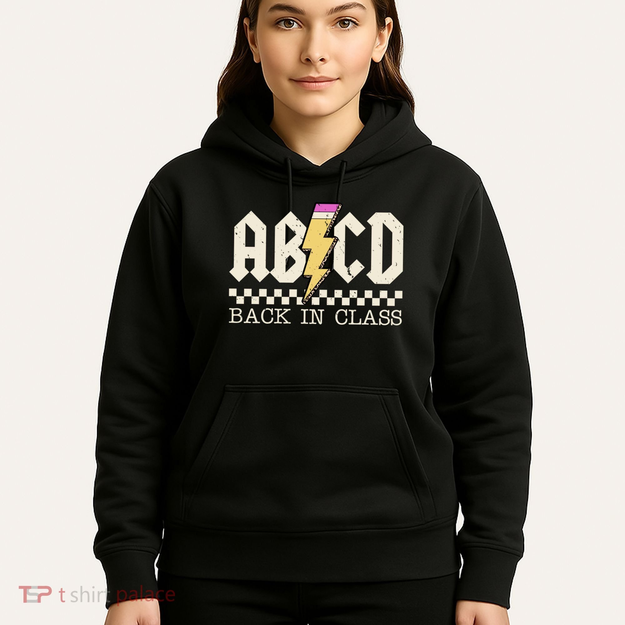 Retro Teacher Tour Abcd Back To School Classic Rock Hoodie
