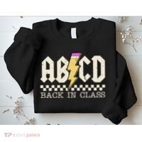 Retro Teacher Tour Abcd Back To School Classic Rock Sweatshirt thumb 2