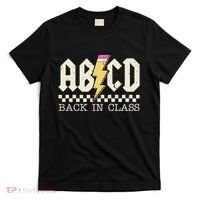 Retro Teacher Tour Abcd Back To School Classic Rock T-Shirt thumb 0