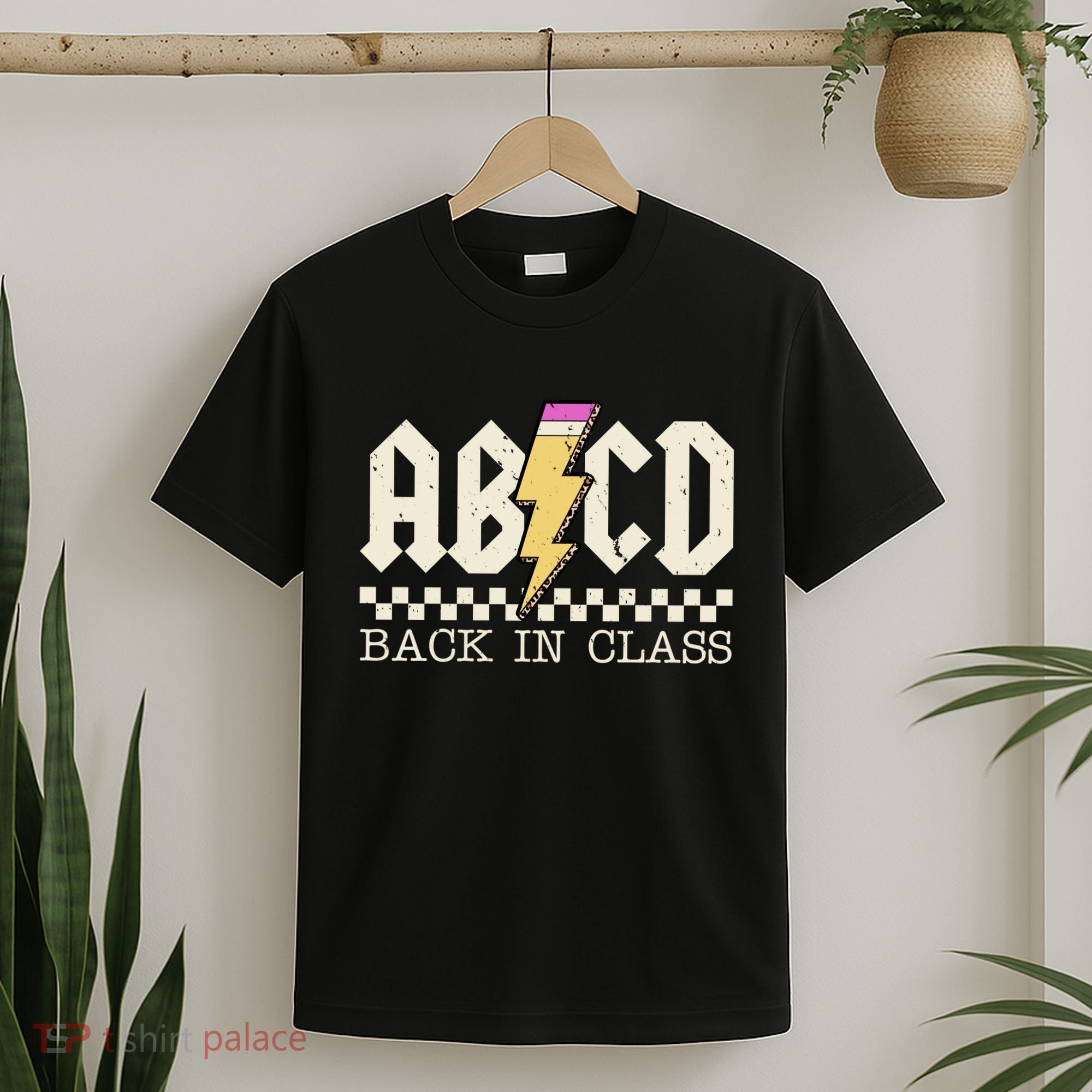 Retro Teacher Tour Abcd Back To School Classic Rock T-Shirt