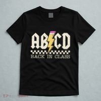 Retro Teacher Tour Abcd Back To School Classic Rock T-Shirt thumb 5