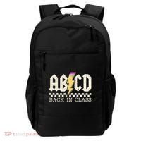 Retro Teacher Tour Abcd Back To School Classic Rock Backpack thumb 0