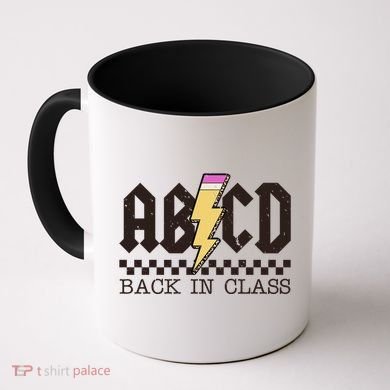 Retro Teacher Tour Abcd Back To School Classic Rock Coffee Mug