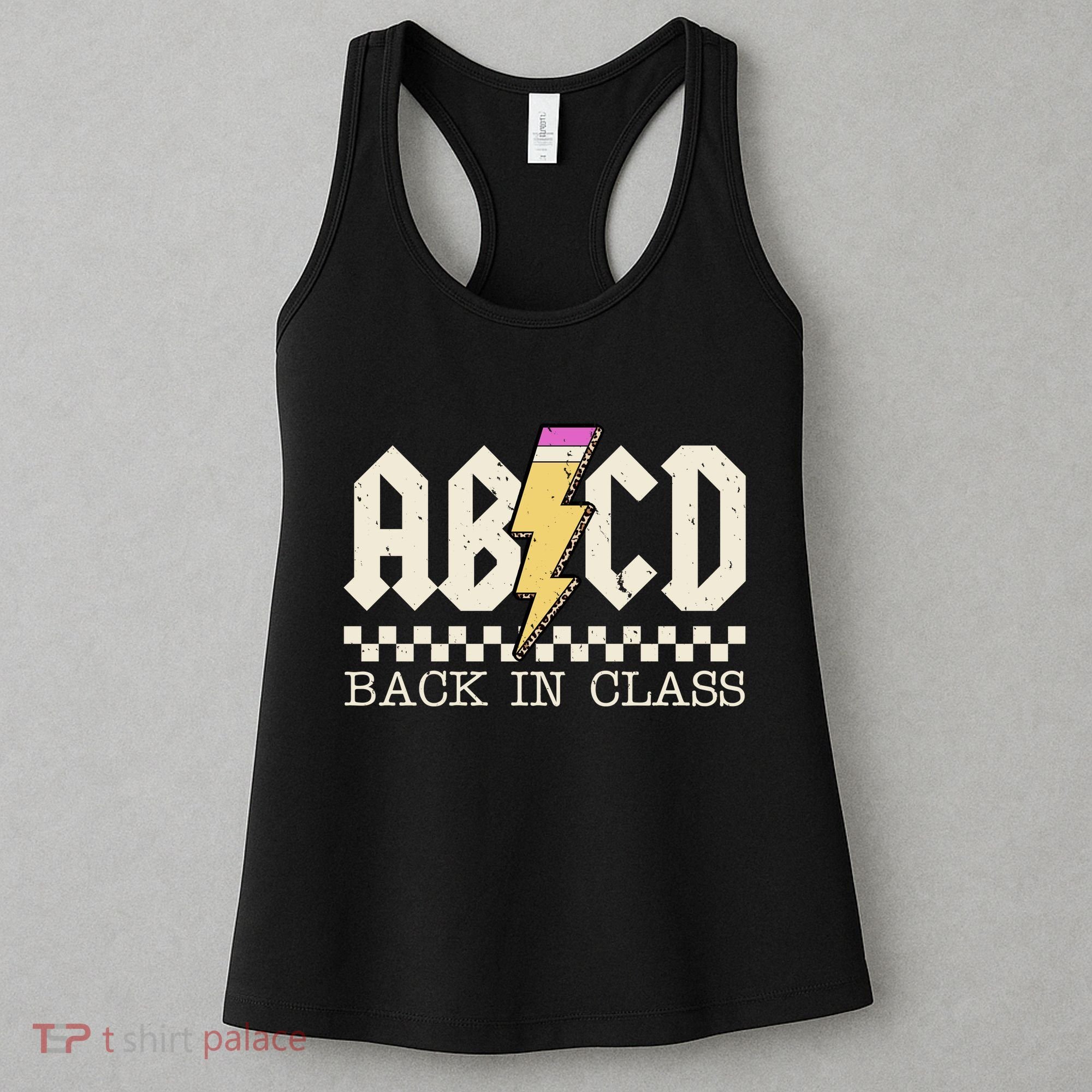 Retro Teacher Tour Abcd Back To School Classic Rock Women's Tank Top
