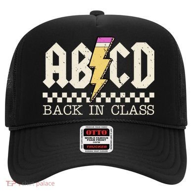 Retro Teacher Tour Abcd Back To School Classic Rock Hat