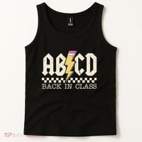 Retro Teacher Tour Abcd Back To School Classic Rock Tank Top thumb 2