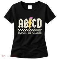 Retro Teacher Tour Abcd Back To School Classic Rock Women's T-Shirt thumb 0