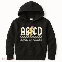 Retro Teacher Tour Abcd Back To School Classic Rock Kids Hoodie thumb 0
