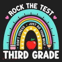 Rock The Test Day 3rd Grade Teacher Third Grade Testing Day Tumbler thumb 3