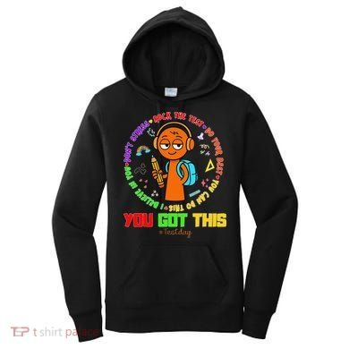 Rock The Test Test Day Teacher You Got This For Women's Hoodie