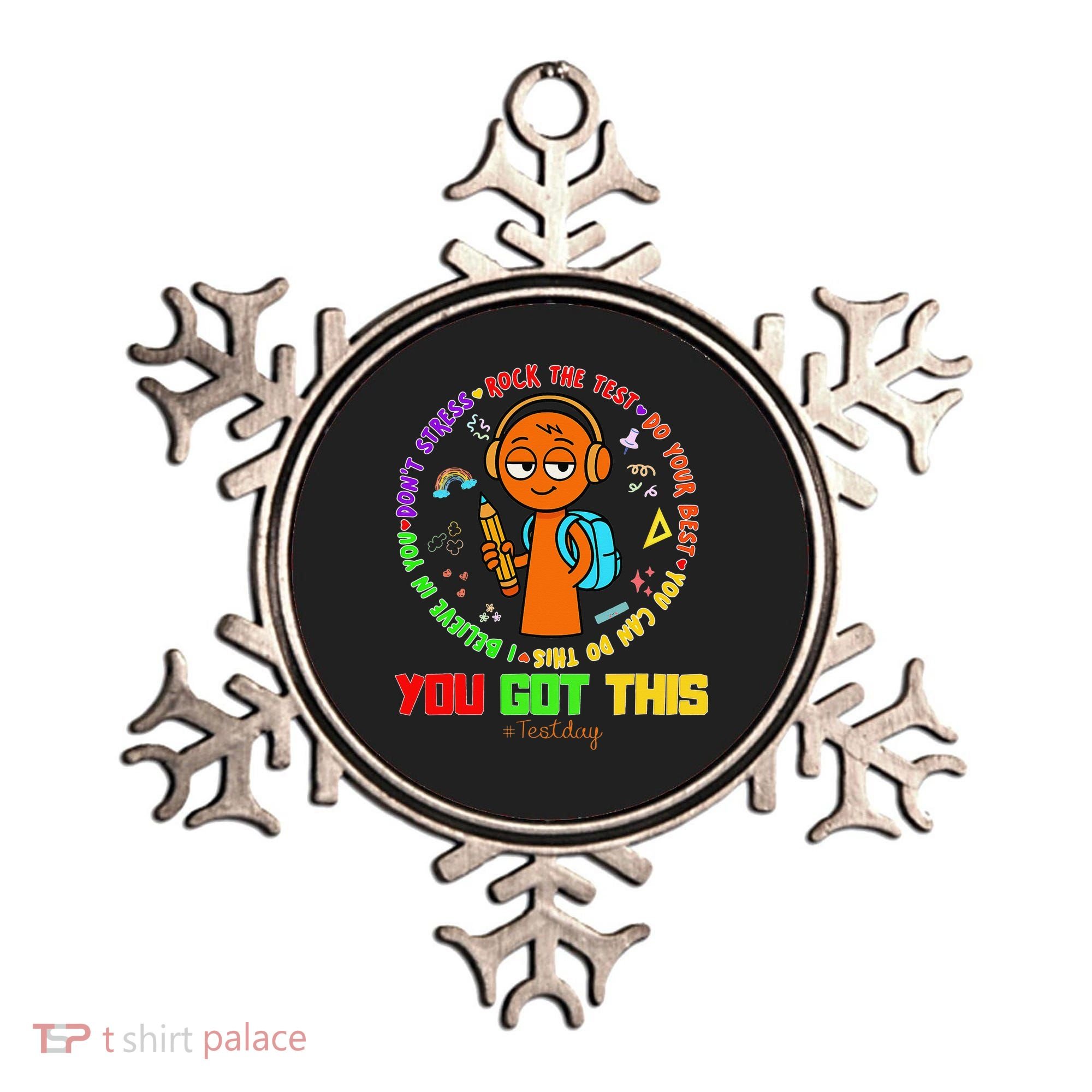 Rock The Test Test Day Teacher You Got This For Ornament
