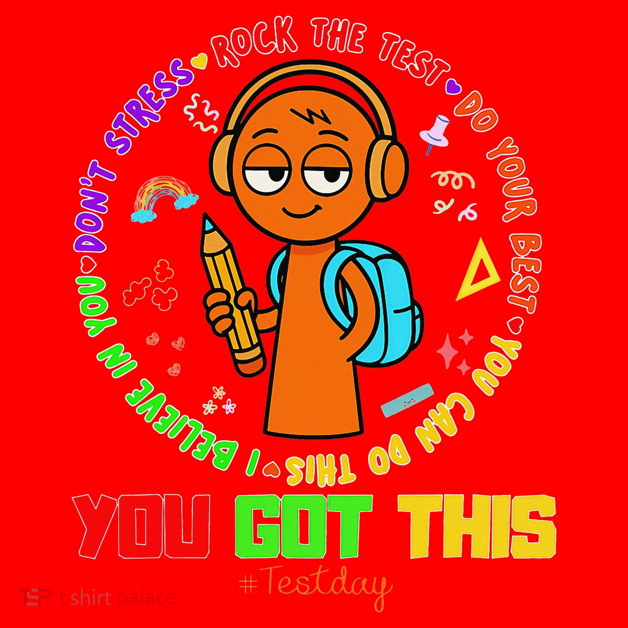 Rock The Test Test Day Teacher You Got This For Santa Hat