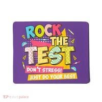 Rock The Test Day Motivational Retro Teachers Testing Day Mousepad thumb 0