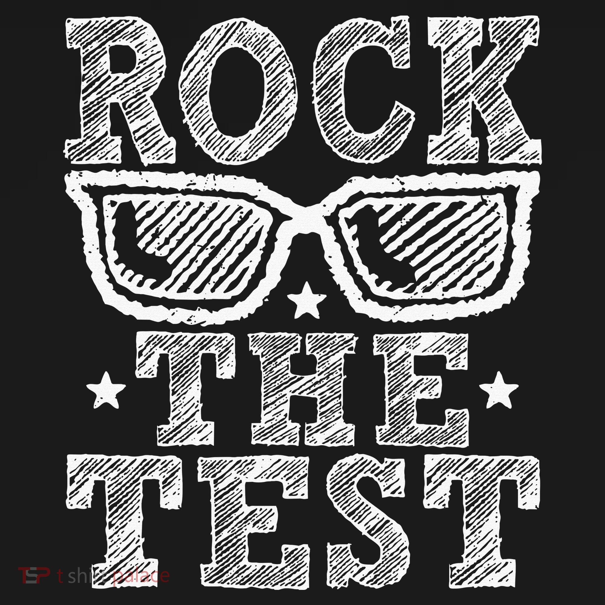 Rock The Test Testing Day Retro Motivational Teacher USA-Made Doggie Bandana