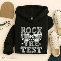 Rock The Test Testing Day Retro Motivational Teacher Hoodie thumb 4
