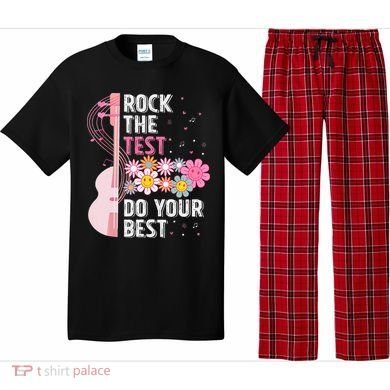 Rock The Test Do Your Best Testing Day Teachers Students Gift Pajama Set