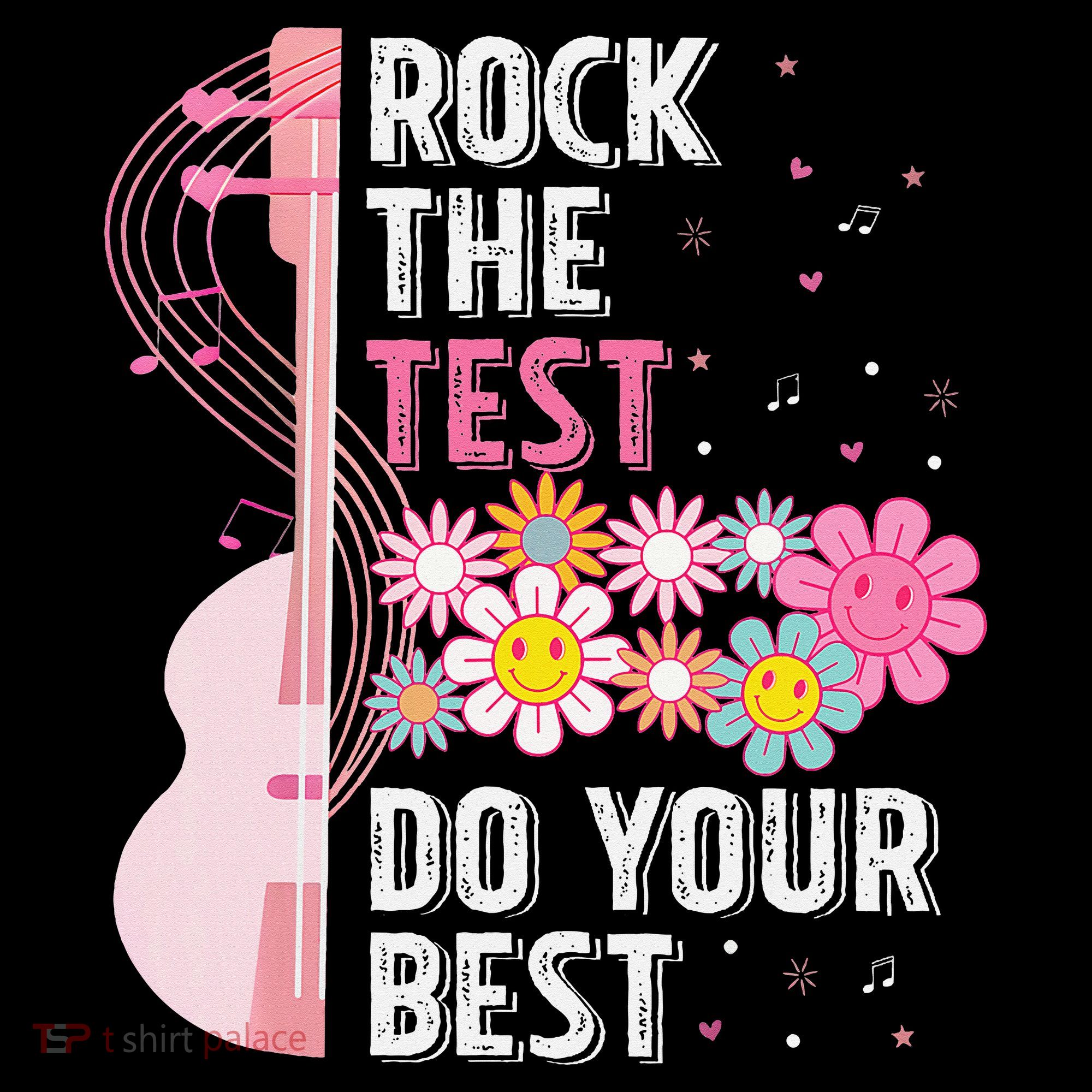 Rock The Test Do Your Best Testing Day Teachers Students Gift Women's Hoodie