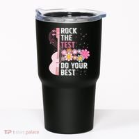 Rock The Test Do Your Best Testing Day Teachers Students Gift Tumbler thumb 0