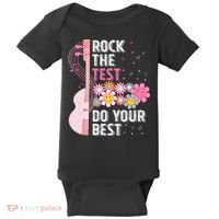 Rock The Test Do Your Best Testing Day Teachers Students Gift Baby Bodysuit thumb 0