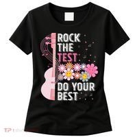 Rock The Test Do Your Best Testing Day Teachers Students Gift Women's T-Shirt thumb 0