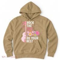 Rock The Test Do Your Best Testing Day Teachers Students Gift Hoodie thumb 0