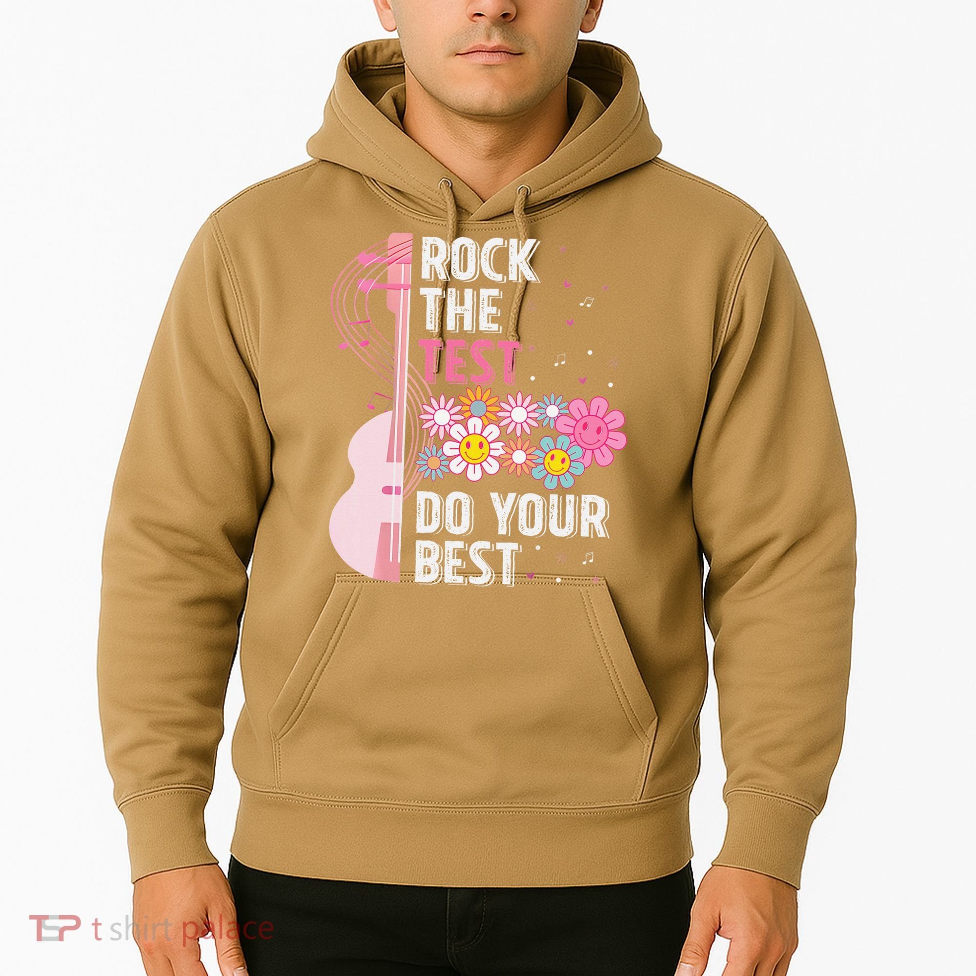 Rock The Test Do Your Best Testing Day Teachers Students Gift Hoodie