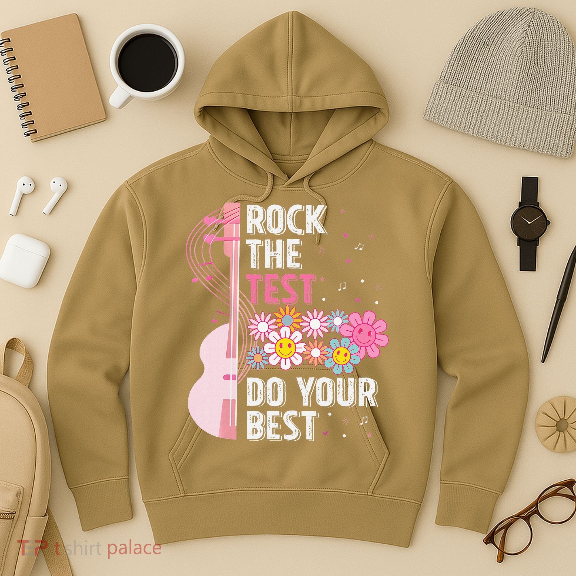 Rock The Test Do Your Best Testing Day Teachers Students Gift Hoodie
