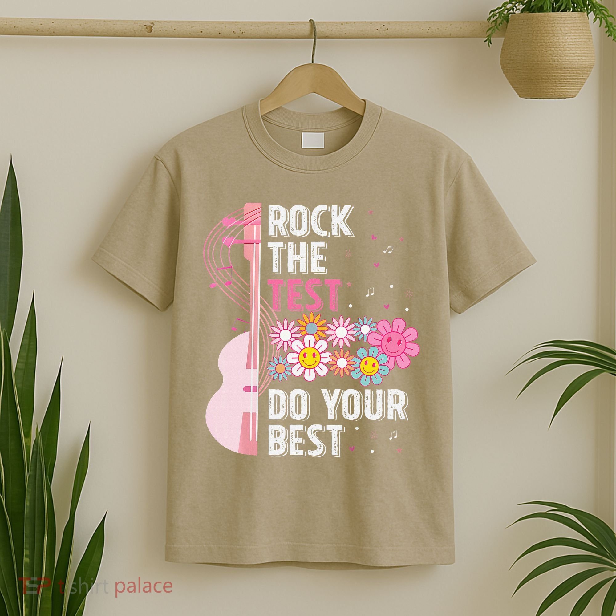 Rock The Test Do Your Best Testing Day Teachers Students Gift T-Shirt