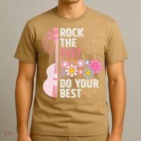 Rock The Test Do Your Best Testing Day Teachers Students Gift T-Shirt thumb 3