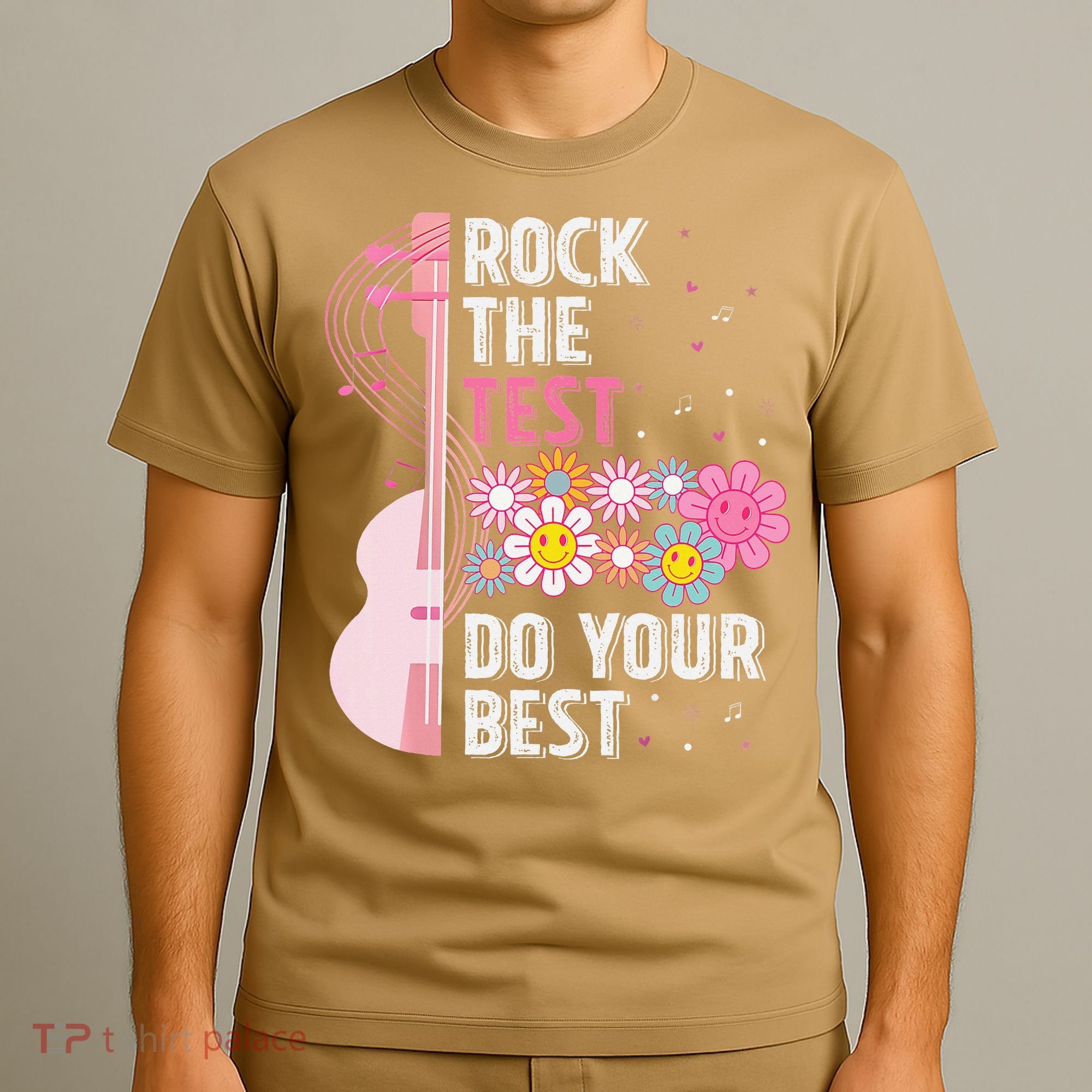 Rock The Test Do Your Best Testing Day Teachers Students Gift T-Shirt
