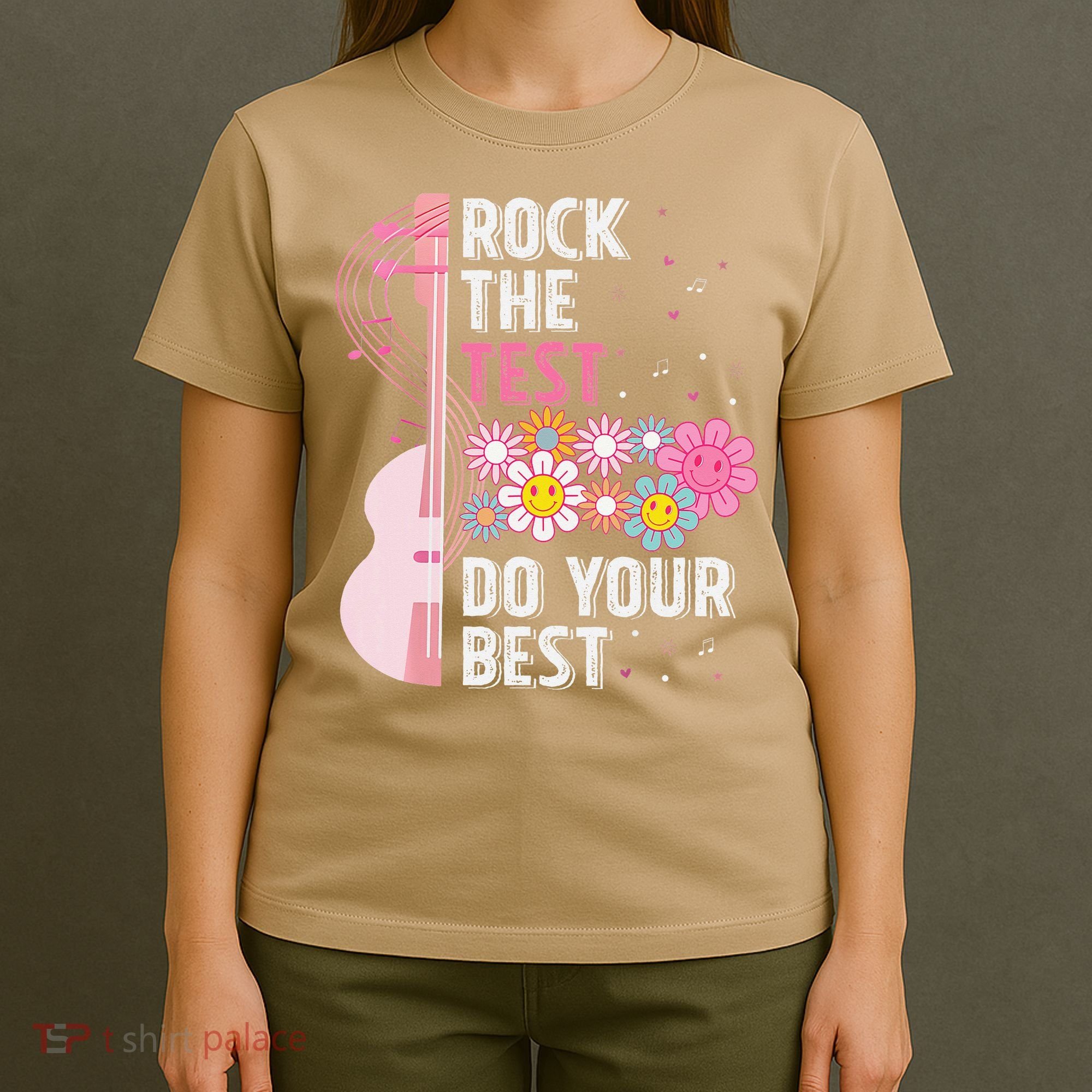 Rock The Test Do Your Best Testing Day Teachers Students Gift T-Shirt
