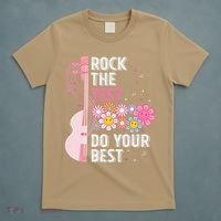 Rock The Test Do Your Best Testing Day Teachers Students Gift T-Shirt thumb 5