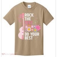 Rock The Test Do Your Best Testing Day Teachers Students Gift Kids T-Shirt thumb 0