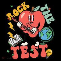 Rock The Test Apple Teacher Appreciation Teacher Graduation Coffee Mug thumb 5