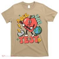 Rock The Test Apple Teacher Appreciation Teacher Graduation T-Shirt thumb 0