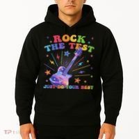 Rock The Test Testing Day Teacher Student Just Do Your Best Hoodie thumb 2