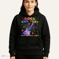 Rock The Test Testing Day Teacher Student Just Do Your Best Hoodie thumb 5